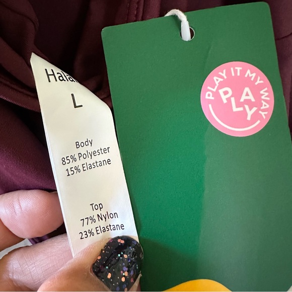 HALARA NWT Breezeful Backless Resort Slip Jumpsuit - Amaranth -SZ LARGE - Picture 5 of 8